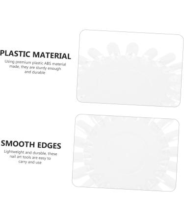 Ipetboom 2 Sets Nail Color Card Practice Nail Piece Tools Transparent Color Cards Practice Manicure Color Boards Manicure Color Card Nail Art Color Plates Manicure Color Mark Boards Disc - Buy Online on GoSupps.com