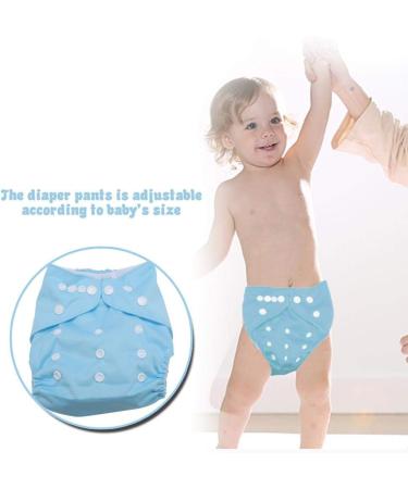 Baby Cloth Pocket Diaper Breathable Waterproof Nappy Pants Adjustable Super Absorbent Underwear Pants for Baby Infants Leak Free(#3) - Buy Online on GoSupps.com
