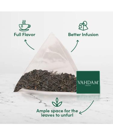 Vahdam Darjeeling Black Tea - 100% Pure Medium Caffeine Tea Bags (30 Tea Bags) | Ideal for Hot Iced Tea & Kombucha | Authentic Indian Darjeeling Tea (2 Pack) - Buy Online on GoSupps.com