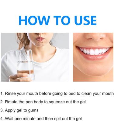Remove Oral Gum Treatment Gel - Tooth Elevator Essence Pin & Protection - 3 PCs for Gum Residue Stains & Tartar Removal - Buy Online on GoSupps.com