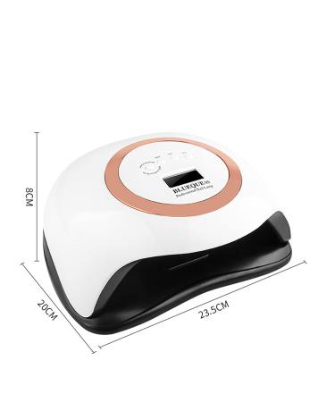 Buy SunshineFace 168W UV LED Nail Dryer Lamp - Dual Light Source with 3 Timer Settings for Perfect Nail Art - International Shipping Available - Buy Online on GoSupps.com