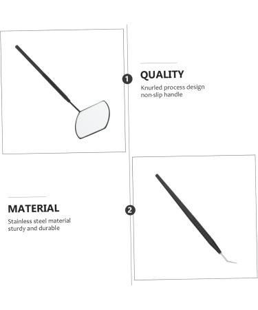 Shop Balacoo Eyelash Inspection Mirror Set - 3 Stainless Steel Tools for Perfect Lash Extensions | Essential Accessories for Girls - Buy Online on GoSupps.com
