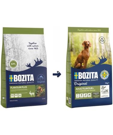 Bozita Dog Original Adult Flavor Plus 3 kg - Buy Online on GoSupps.com