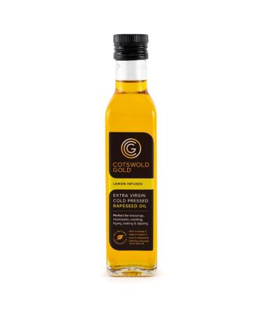 Cotswold Gold Lemon Infused Rapeseed Oil 250 ml Lemon Infused 250 ml (Pack of 1)