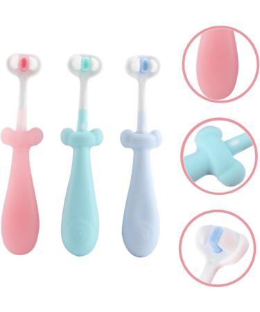 Buy Healeved 3-Pack Soft Bristle Children's Toothbrushes - Cute Designs for Toddlers | International Shipping Available - Buy Online on GoSupps.com
