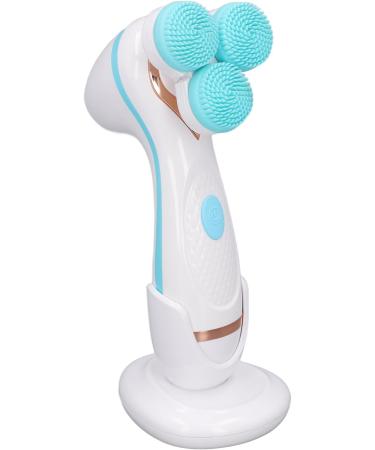 Facial Cleansing Brush Electric Facial Scrubber Silicone Multifunctional USB Rechargeable Deep Cleansing for Daily Life (Blue) - Buy Online on GoSupps.com