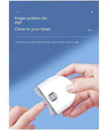 LAXED USB Electric Nail Clipper Portable Electric Nail Clipper Cutter with LED Light 2-Speed Automatic Nail Grinder Trimmer for Baby Adult Mini Manicure Tool - Buy Online on GoSupps.com