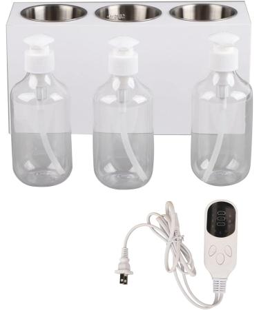 Massage Oil Warmer Adjustable Temperature 3 Bottle Lotion Warmer Plug in Electric Warmer Oil Dispenser for Oil Lotion & Cream Oil Heater Beauty Salon Treatment Equipment (US US Plug - Buy Online on GoSupps.com