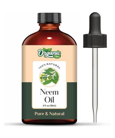 Neem (Azadirachta Indica) Oil | Pure & Natural Carrier Oil for Skin care & Hair care - 118ml/3.99fl oz