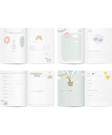 Goldbuch Baby Diary Hurray for Girls - Illustrated Newborn Memory Album with Ros Gold Embossing | 44 Pages | Baby Journal in Pink - Buy Online on GoSupps.com