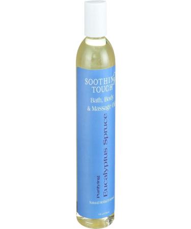 SOOTHING TOUCH LLC Eucalyptus Spruce Bath & Body Massage Oil - Nourishing Relaxing & Aromatherapy Benefits | International Shipping Available - Buy Online on GoSupps.com