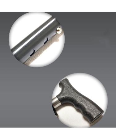 Folding and Thickening Crutches for The Elderly Climbing Anti-Skid Canes ABS Aluminum Alloy Telescopic Four-Legged Light Four-Section Crutches (B) (B) Bathing in Sunlight - Buy Online on GoSupps.com