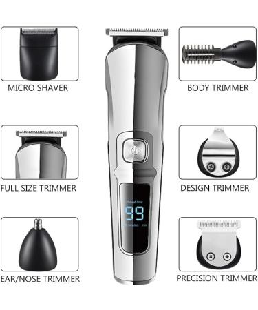 Premium 6-in-1 Waterproof Hair Clippers for Men | USB Rechargeable Hair Trimmer & Beard Cutter | International Shipping Available - Buy Online on GoSupps.com