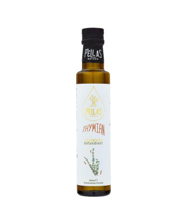 Pellas Nature Olive Oil Extra Vergine with thyme - olive oil cold pressed test winner from Greece OK -Kosher without additives 250ml oil bottle Olive oil with thyme - Buy Online on GoSupps.com