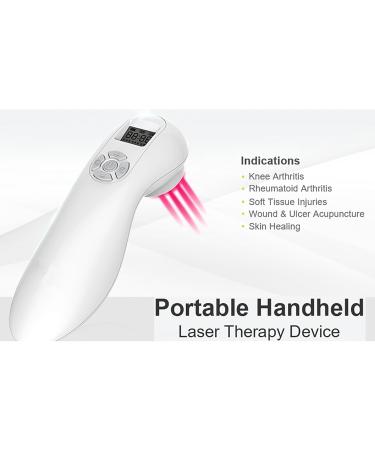 Handheld Illuminator Portable Home Pain Relief Device with Pulse Multi-Speed Adjustment for Knee Shoulder Back Joint and Muscle Pain Relief for Humans and Animals - Buy Online on GoSupps.com