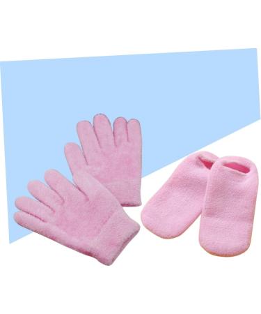 Ipetboom 2 Pairs Overnight Gloves Wristband Mitten Spa Moisturizing Socks Oveglove Grooming Glove Nighttime Gloves Essential Oil Gloves Moisturizing Hand Gloves Spa Socks Whitening Paraffin - Buy Online on GoSupps.com