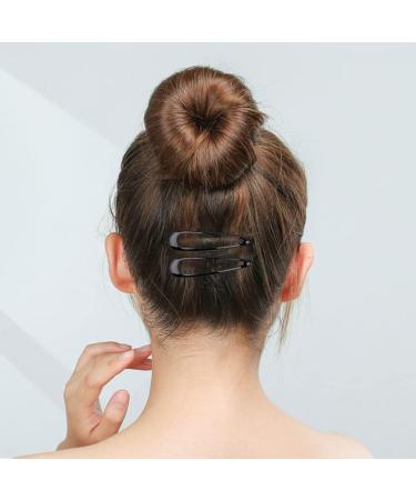 Beayuer 40 Pcs Snap Hair Clips 2 Inch Metal Hair Accessories Barrettes Oli Drop Surface Clip for Girls Lady Women Hair Styling (40 Pack Black) 1 count (Pack of 40) Black - Buy Online on GoSupps.com