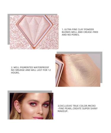 Shop Pink Highlighter Makeup Palette | Glitter & Shimmer Face Illuminator - 1.62 oz (Pack of 1 - Buy Online on GoSupps.com