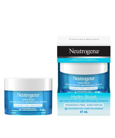 Neutrogena Hydro Boost Face Moisturizer with Hyaluronic Acid for Extra Dry Skin Fragrance Free Oil-Free Non-Comedogenic Gel Cream Face Lotion 47mL Cream Old