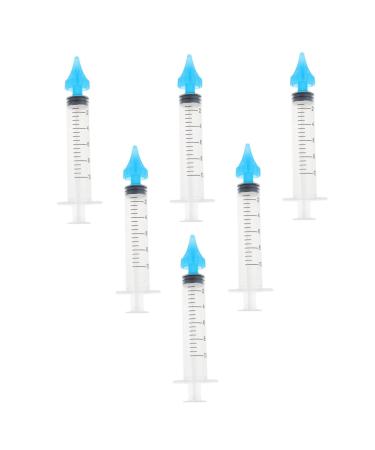 HAKIDZEL 6Pcs Ear Cleaning Syringe Advanced Reverse-Flow Design Ear Wax Removal Tool Home and Salon Use Precise Liquid Control