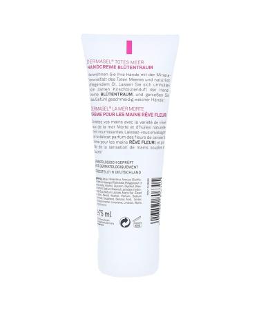 DERMASEL Dead Sea Hand Cream Blossom Dream - Moisturizing & Nourishing Hand Care | International Shipping Available - Buy Online on GoSupps.com