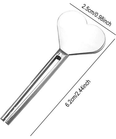 Toothpaste Squeezer 2 Tube Key Tooth Paste Squeezer | Stainless Steel Toothpaste Roller Tube Wringer Metal Tube Squeezer Key for Save Toothpaste Creams Paint Cosmetic and Hair Dye Lencyh Silver - Buy Online on GoSupps.com