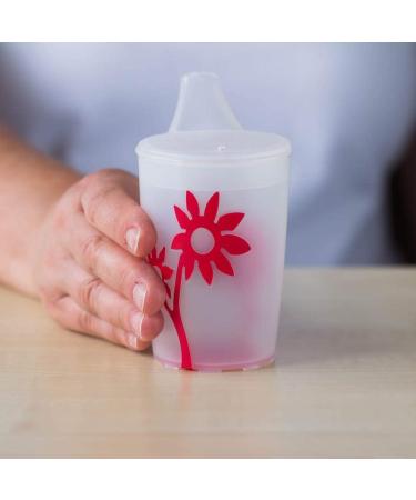 Ornamin Anti-Slip Flower Mug Set 220ml - Green/Yellow Beak Cups for Kids | International Shipping - Buy Online on GoSupps.com