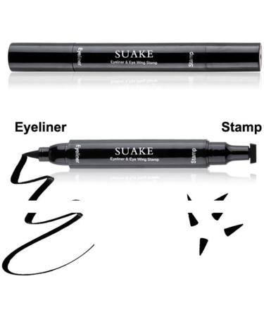 Pencil Eyeliner Eyeliner Pencil and Eyelashes Liquid Smudge Proof Double Tip Long-Lasting Eyebrow Stencil Stamp for Normal False Lashes & Sensitive Eyes Small - Buy Online on GoSupps.com