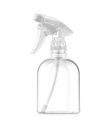 Bar5F 16 oz Plastic Spray Bottle | Leak Proof Clear Trigger Handle | Adjustable Nozzle | Refillable Heavy Duty Sprayer for Salons, Spas, Cleaners & Cooking - Buy Online on GoSupps.com