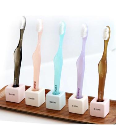 Kent 10 000 Micro Bristle Toothbrush Pack of 5 - Ideal for Sensitive Gums & Teeth | Made in Korea - Signature Royal White Edition - Buy Online on GoSupps.com