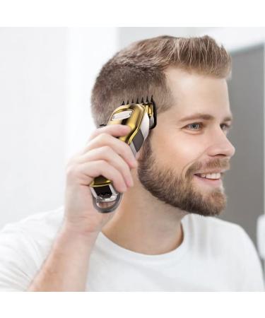 Professional Hair Clippers - Cord/Cordless IPX7 Electric Trimmer Kit - 8W Powerful & Adjustable - Perfect for Home & Salon Use - Buy Online on GoSupps.com
