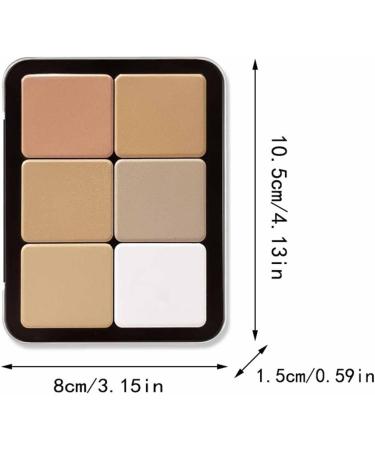 12 Colors Concealer Palette Cream Blush Palette Highlighter Blush Powder Makeup 2-In-1 Face Cosmetics Cream Foundation Palette Long-Wearing Full Coverage Makeup For Flawless Skin (B) - Buy Online on GoSupps.com