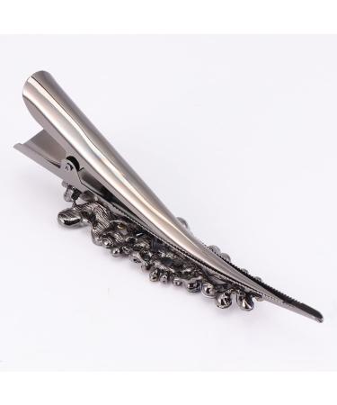 FRCOLOR 1Pc large rhinestone alligator clips clip big hairpin Fashion France metal clip flower clips money clip non-slip curlers french decor wallet crystal hair accessories Dark Blue - Buy Online on GoSupps.com