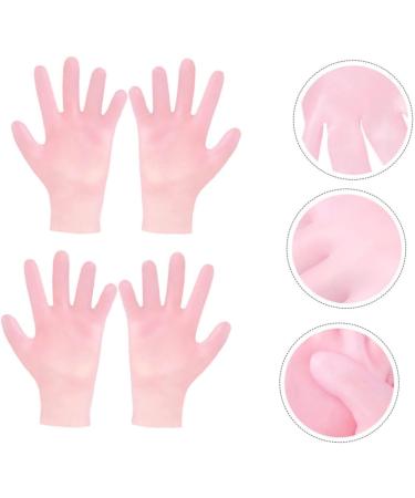 minkissy 2 Pairs Whitening Moisturizing Gloves Cotton Gloves for Dry Hands Hand Treatment Cracked Hands Grooming Glove Bedtime Gloves Gel Moisturizing Gloves Sokcs Anti-Crack Sebs Sock Miss - Buy Online on GoSupps.com