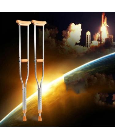 Crutches for Adults Underarm Crutches Crutch Aluminum Alloy Underarm Walking Stick Adjustable Adults and Children Elderly Fracture Thickened Double Crutches Walker Great for Travel or Work Lucky Star - Buy Online on GoSupps.com