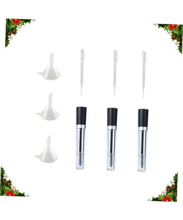 Healeved 9 Pcs Empty Mascara Tube with Eyelash Wand oil Vials Bottle Lip Funnel Empty Bottle Essence 1 g (Pack of 1) As Shownx3pcs - Buy Online on GoSupps.com