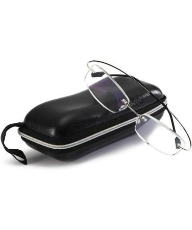 Super Light Titanium Rimless Reading Glasses for Women & Men - Silver +2.50 | Stylish & Comfortable Reading Aid - Buy Online on GoSupps.com