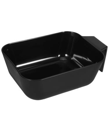 Bol Teinture Capillaire Noir avec Poign e Ergonomique Bol de Coiffure en Plastique R utilisable pour M lange et Coloration Professionnelle Domicile ou Salon