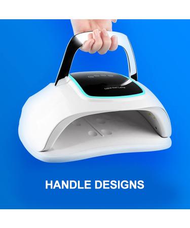 Professional 108W Gel UV LED Nail Lamp - Fast Nail Dryer with 4 Timer Settings & Intelligent Sensor for Nail Studios (EU) - Buy Online on GoSupps.com