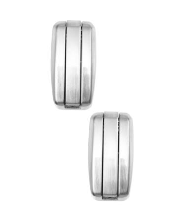 Alipis 2pcs Non-Marking Folding Hook Metal Clothing Rack Headphone Hook Folding Hangers Nordic Door Hook 4.9x2.5cmx2pcs Silverx2pcs