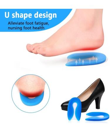 Youery Heel Spur Inlocks - Orthopedic Gel Insoles for Pain Relief | Comfortable Shoe Inserts (S 35-39) - Buy Online on GoSupps.com
