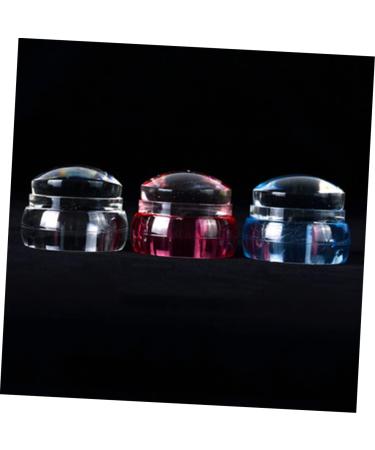 Beavorty 2 Set nail stamping plate nail art stamping tool nail art stamper nail art tool nail stamp kit clear nail polish nail tools nail stamper white manicure scraper 3*3*2cm White - Buy Online on GoSupps.com