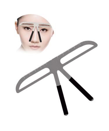 PLAFOPE Eyebrow Measuring Tool Three-point Eyebrow Ruler Kits Eyebrow Stencil Kit Eyebrow Card Eyebrow Shape