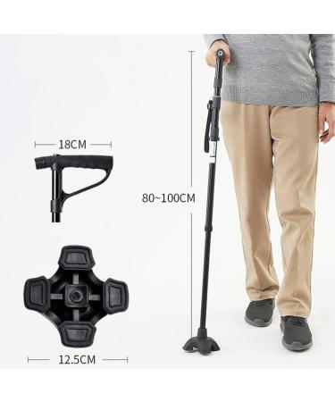 Aluminum Forearm Crutches for Seniors with Led Light Adjustable Walking Stick ight Telescopic Balanced Mobility Aid Warm life Selfless dedication - Buy Online on GoSupps.com