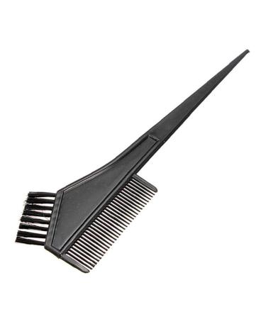 Professional Hair Coloring Kit - 4 Pcs Plastic Dyeing Bowl Comb Brush Set for Salon Use - Black - Buy Online on GoSupps.com