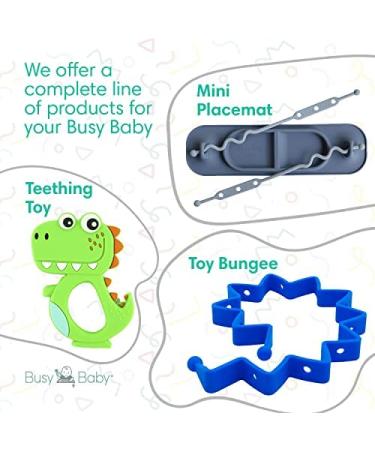 BUSY BABY Sloth Teething Toy - 2-in-1 Teether and Toy for Babies and Toddlers - 100% Food Grade Silicone - BPA/BPS Free - Dishwasher Safe - Buy Online on GoSupps.com