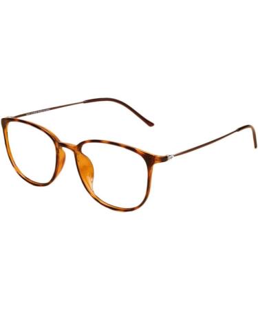 Buy Koosufa Classic Retro Glasses Frames - Ultra Light TR90 Thin Panto Glasses for Men & Women - Stylish Nerd Glasses with Case in Leopard Print - International Shipping Available - Buy Online on GoSupps.com