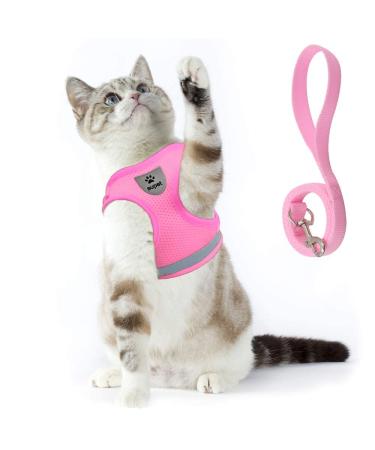 Supet cat dishes Breaking-safe cat leash with dishes for cats soft cats vest for kitten dogs chihuahua (l pink) l (chest size: 38-43 cm) pink) - Buy Online on GoSupps.com