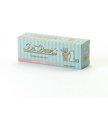 Dr. Bauer's First Love Sweet Berries Dentifrice pour b b avec fluor et 1 dentifrice sans fluorure (2 x 50 ml) Lot de deux vari t s 100 ml (Lot de 1) - Buy Online on GoSupps.com