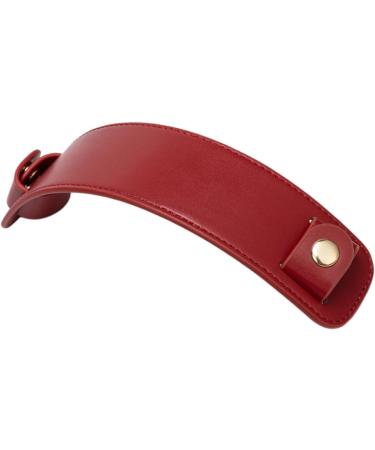 Generic Leather Shoulder Strap Pad Thick Removable Handle Pad for Handbag Handbags dark red - Buy Online on GoSupps.com